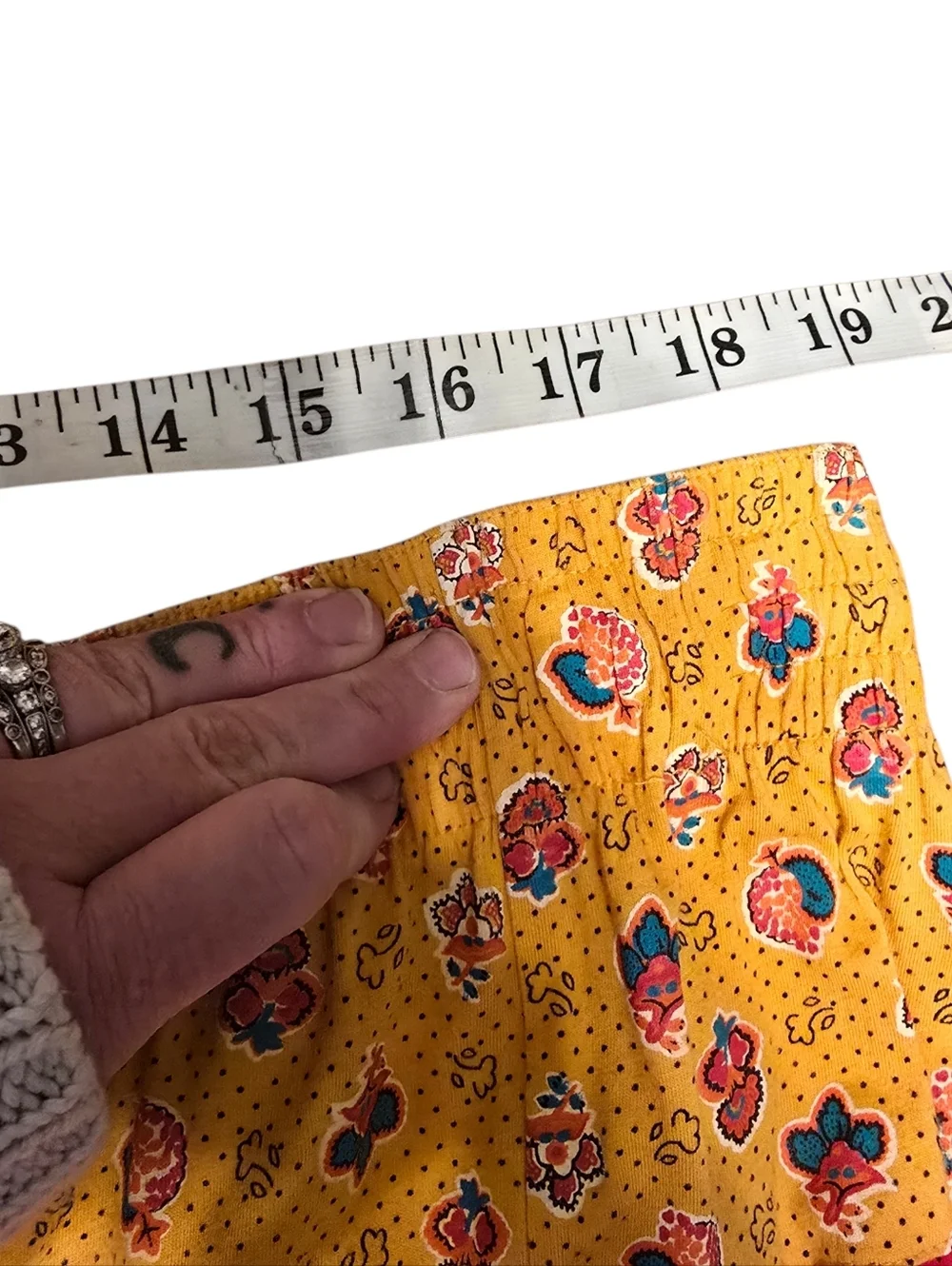 Vintage Floral Tiered Maxi Skirt Boho Hippie Cottagcore Multi Color